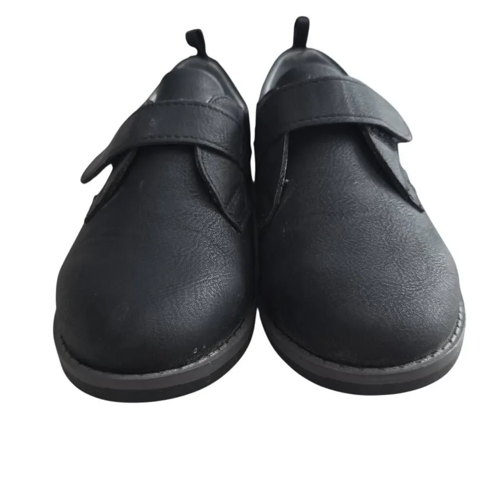Wonder Kids Boys Size 12 Black Memory Foam Dress Shoes